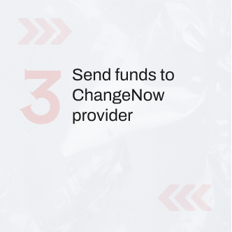 Send funds to ChangeNow provider